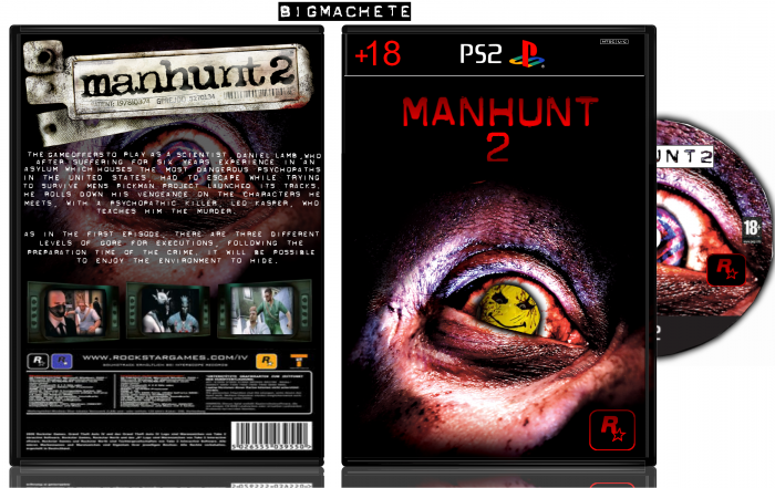 Manhunt 2 box art cover
