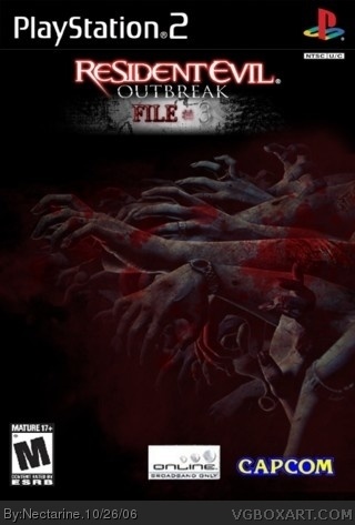 Resident Evil Outbreak: File 3 box cover