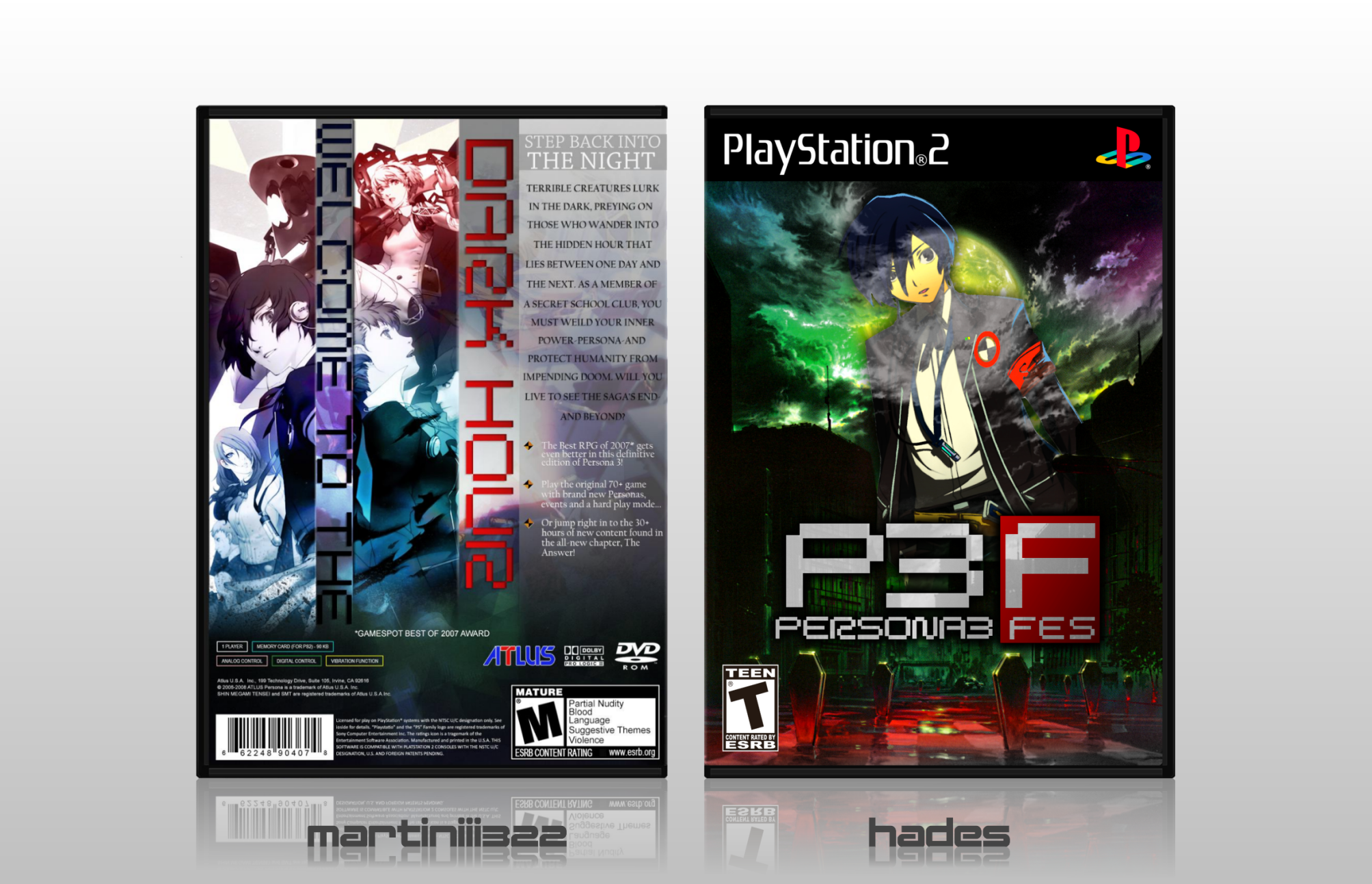 Persona 3 FES box cover