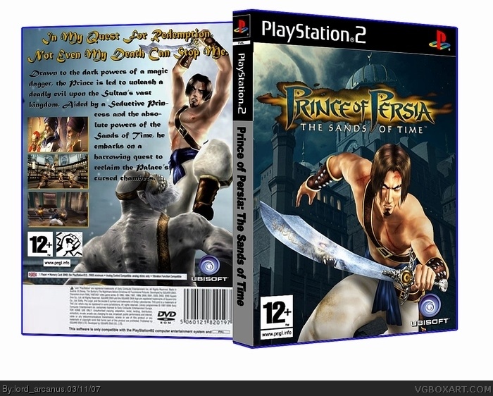 Prince of Persia: Sands of Time box cover