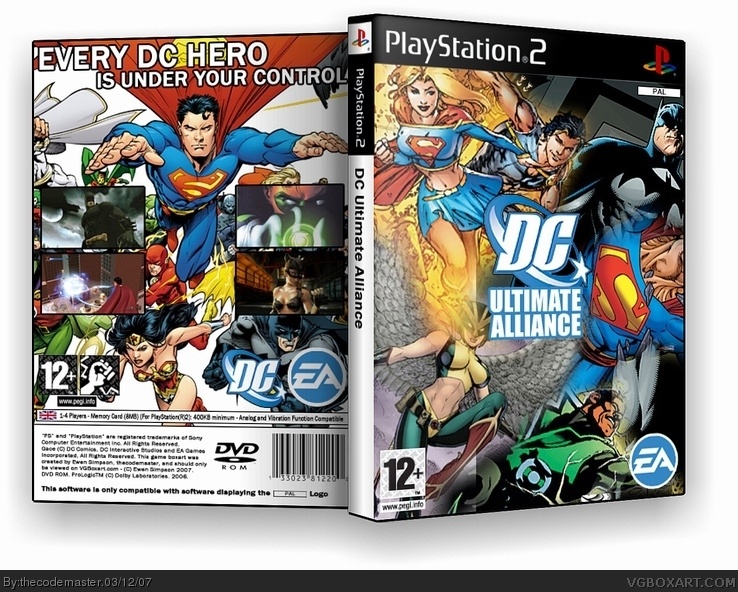 DC Ultimate Alliance box cover