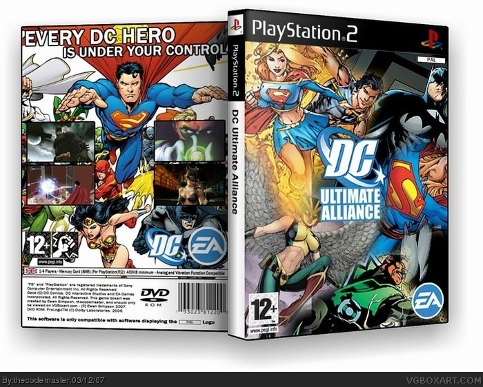 DC Ultimate Alliance box art cover
