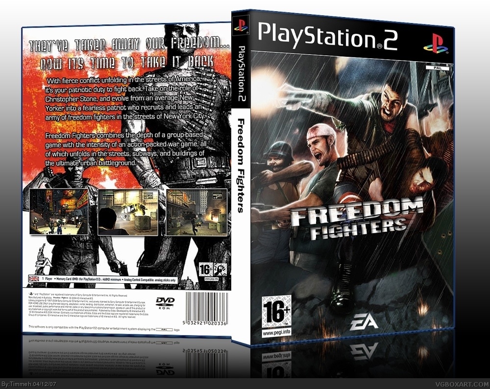 Freedom Fighters box cover