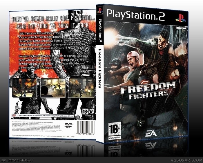 Freedom Fighters box art cover