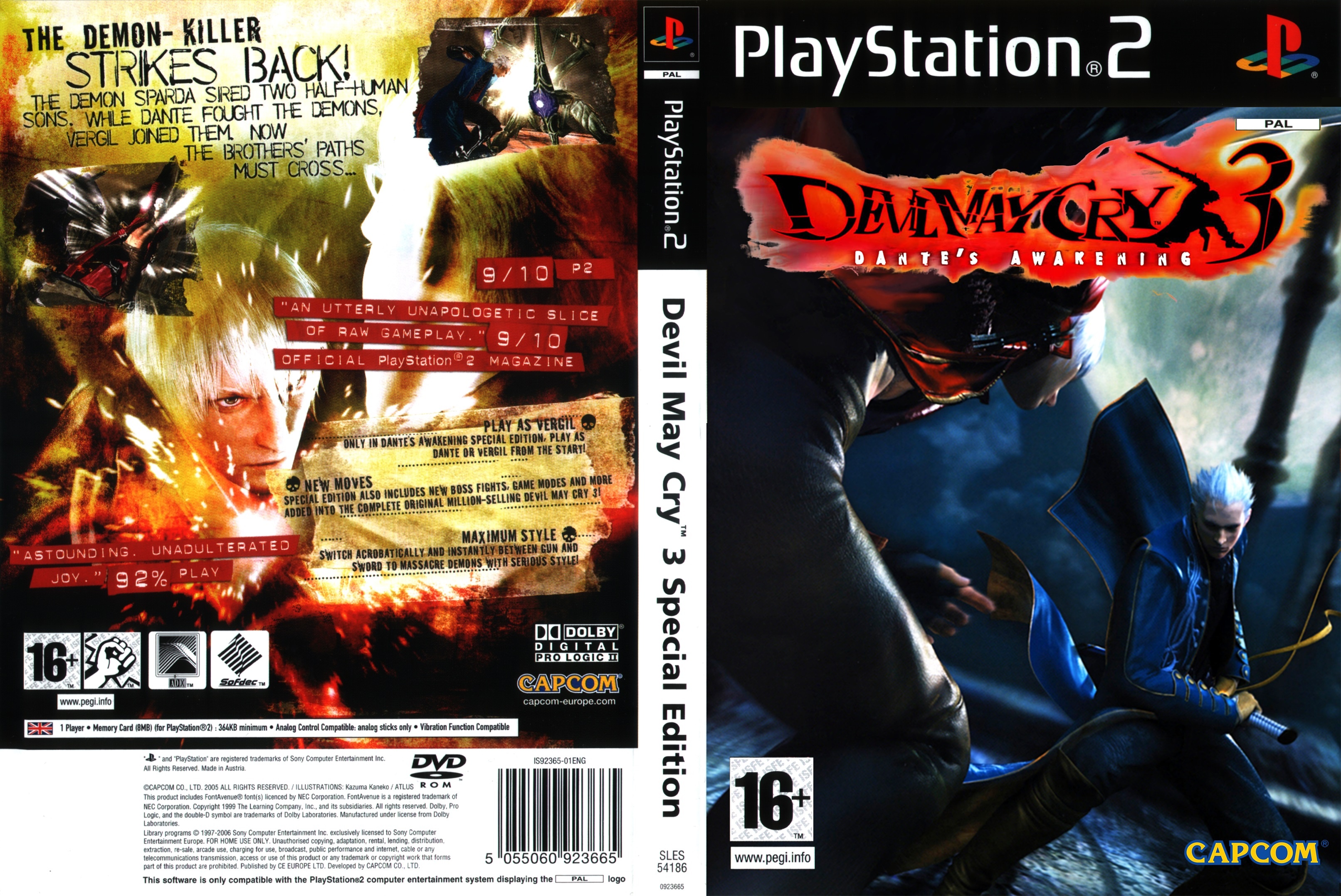 Devil May Cry 3 Special Edition box cover