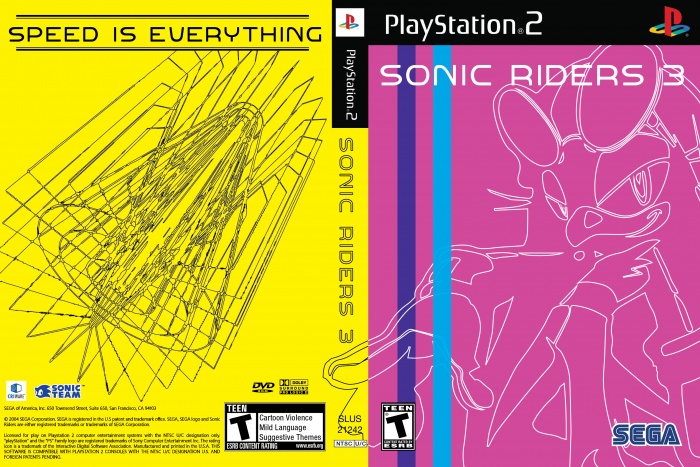 Sonic Riders 3 box art cover