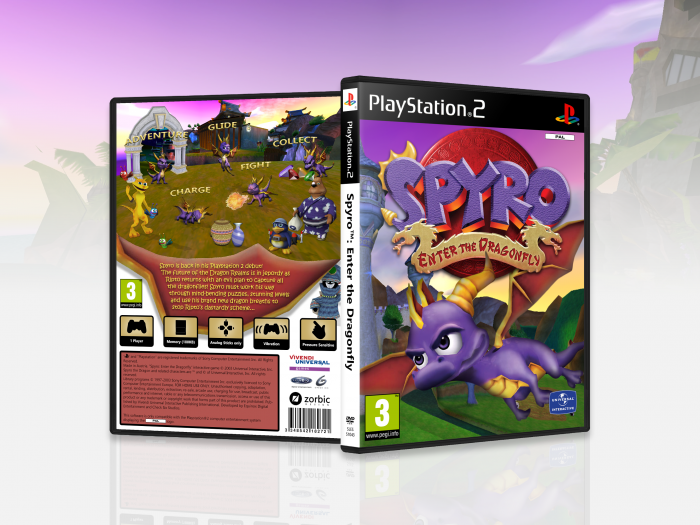 Spyro: Enter the Dragonfly box art cover