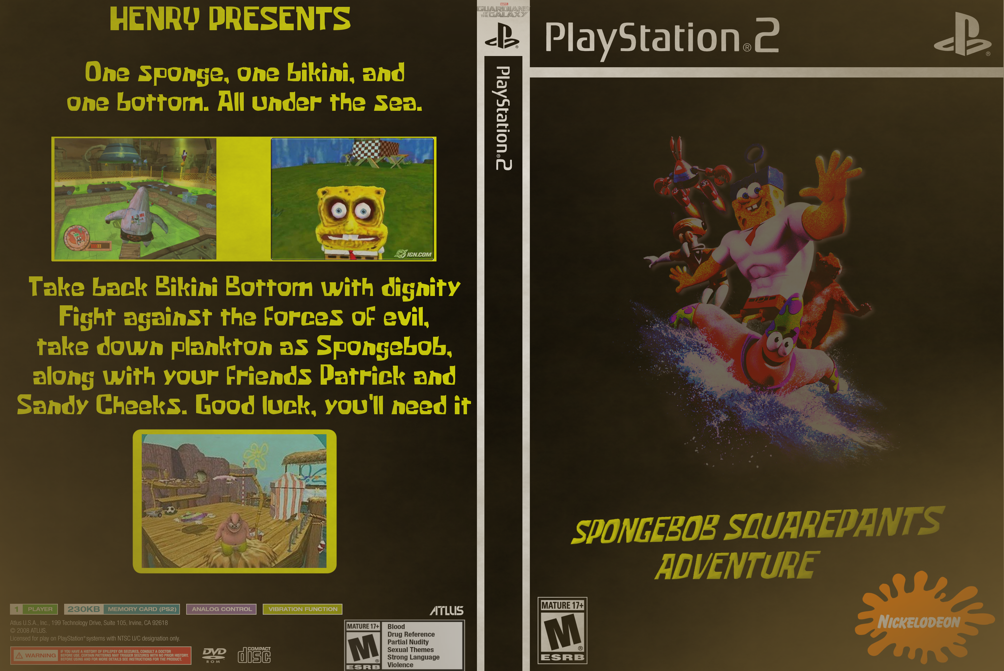Spongebob Squarepants Adventure box cover
