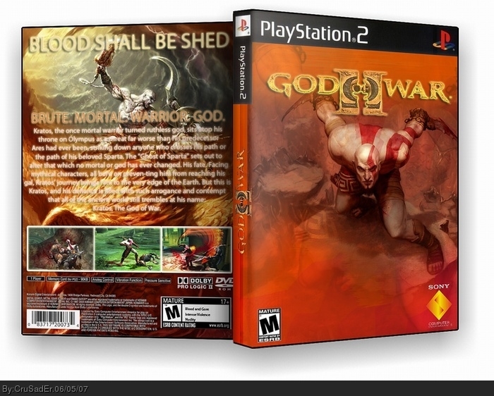God of War II box art cover