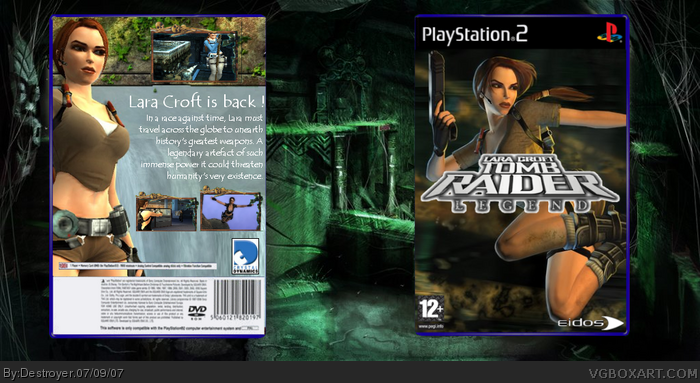 Tomb Raider Legend box art cover
