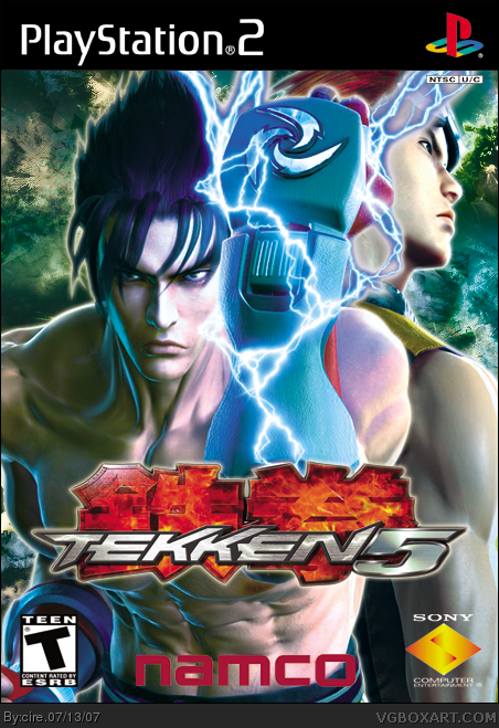 Tekken 5 PlayStation 2 Box Art Cover by cire
