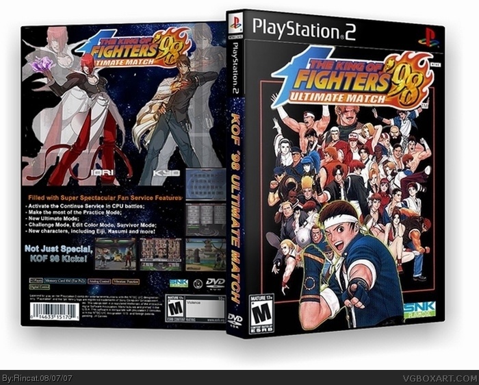 The King of Fighters 98 Ultimate Match box art cover