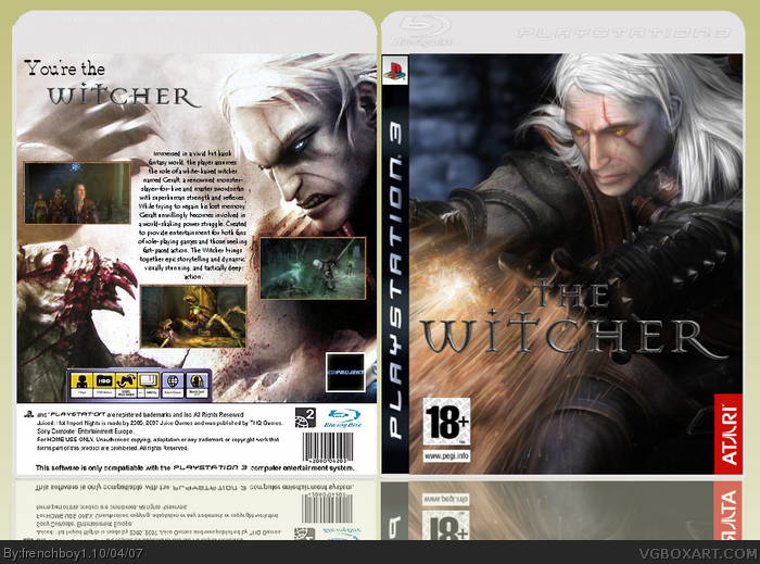 The Witcher box art cover