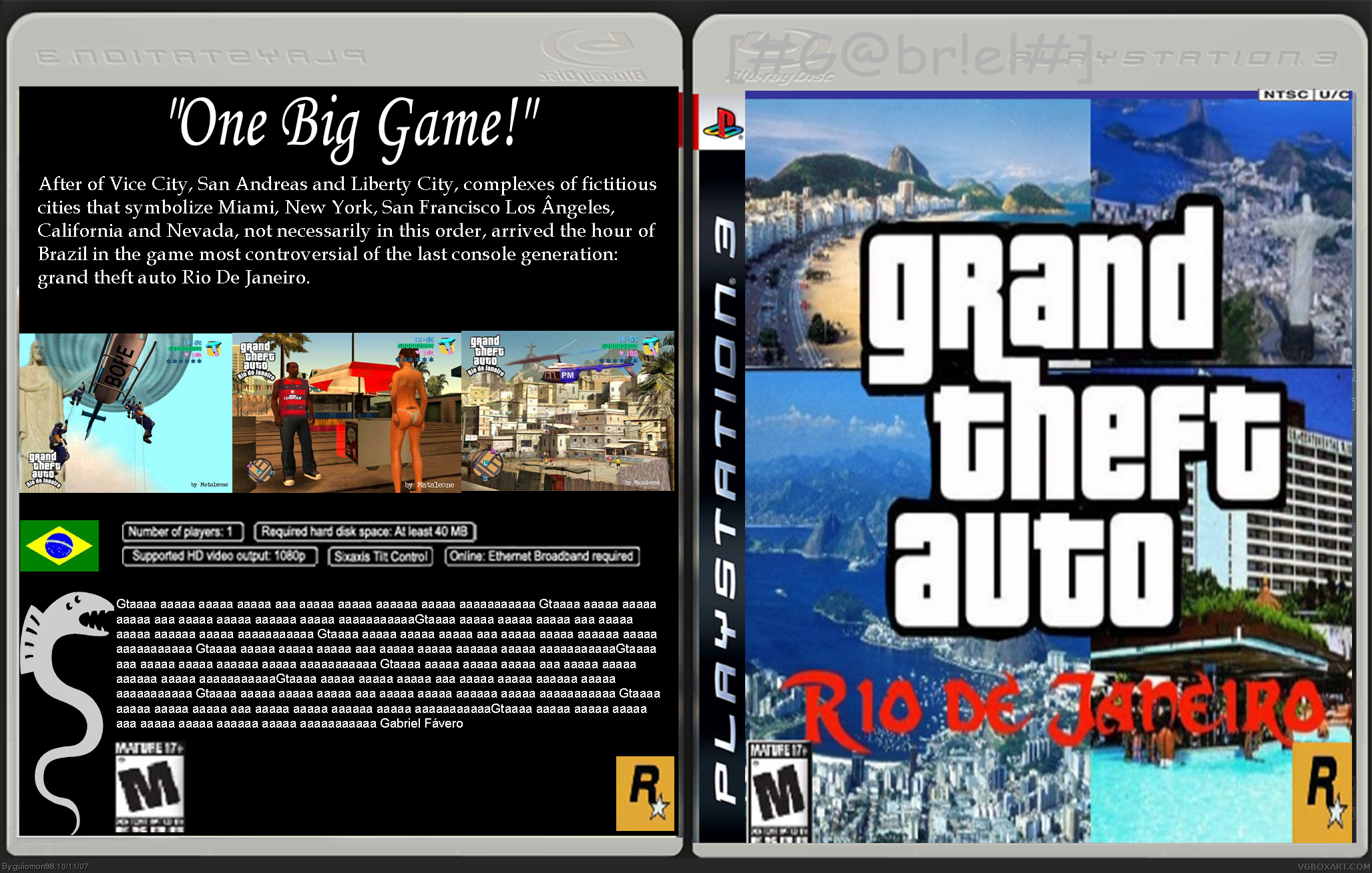 Grand Theft Auto: Rio de Janeiro 2.0 box cover