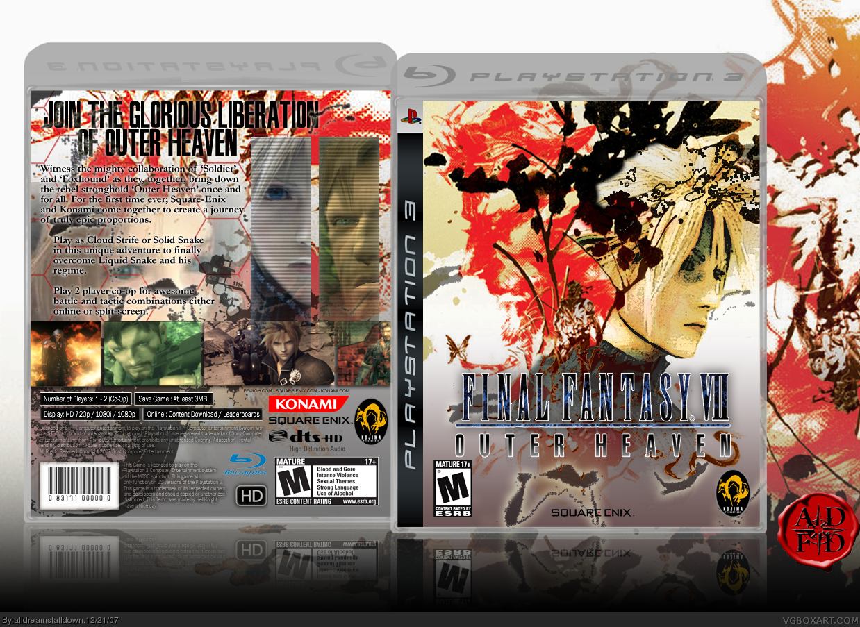 Final Fantasy VII: Outer Heaven box cover