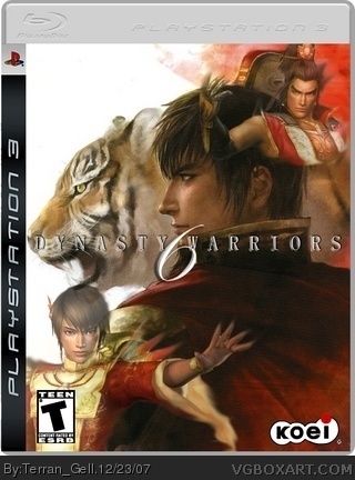 Dynasty Warriors 6 box cover