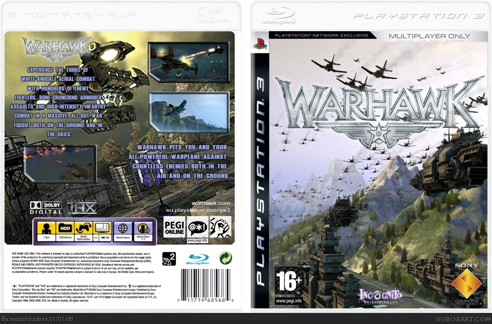 Warhawk box cover