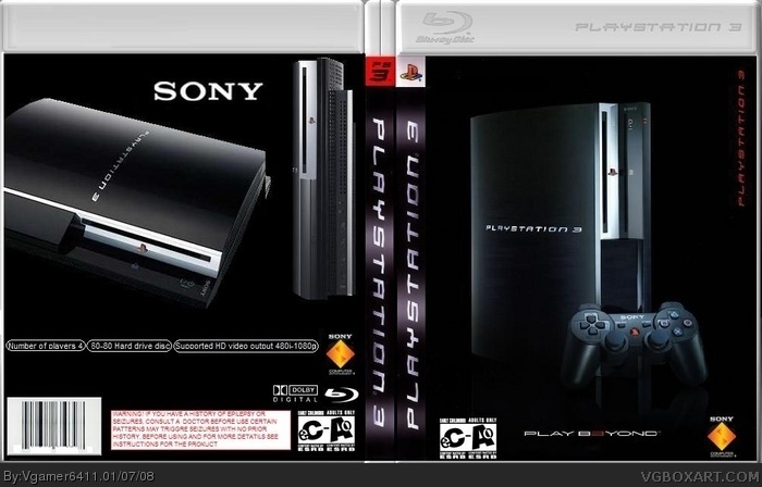 Playstation 3 PlayStation 3 Box Art Cover by Vgamer6411