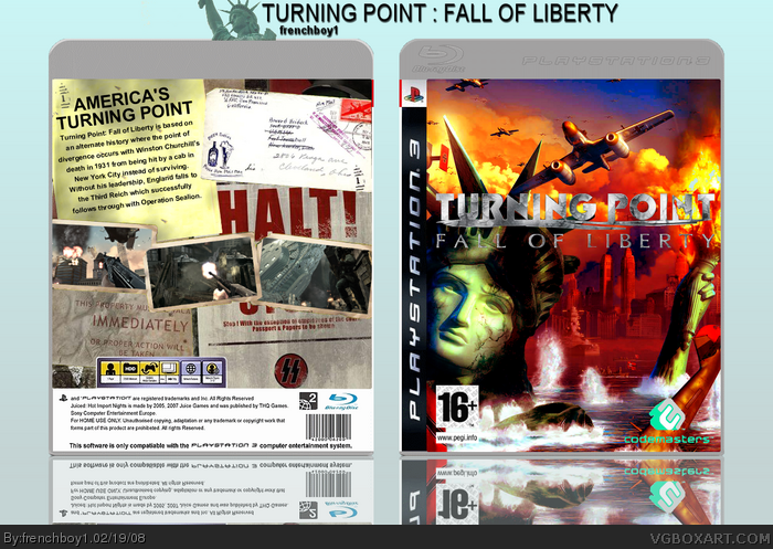 Turning Point: Fall of Liberty box art cover