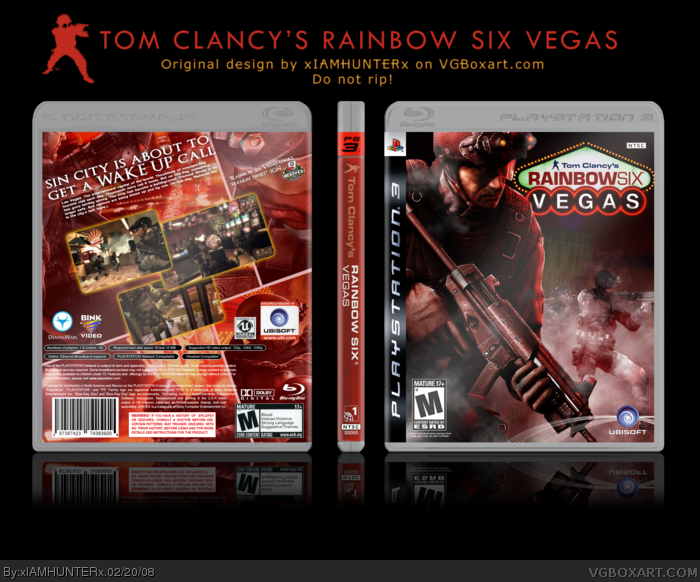 Tom Clancy's Rainbow Six: Vegas box art cover