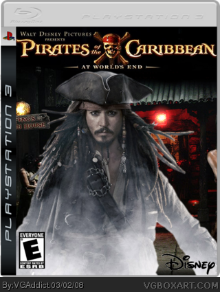 Pirates Of the Caribbean: At the World's End box cover