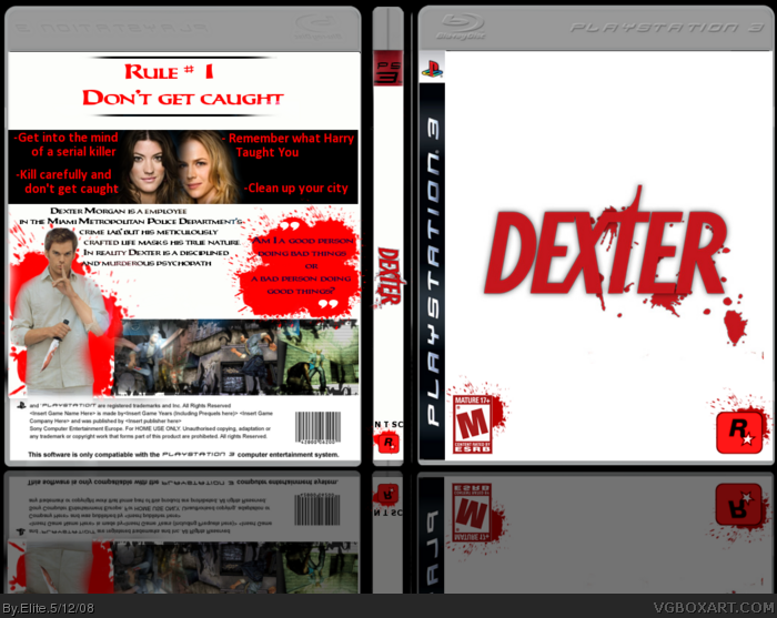 Dexter box art cover