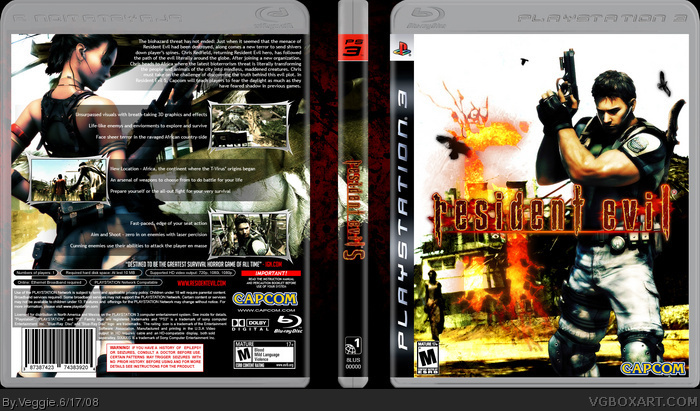 Resident Evil  5 box art cover