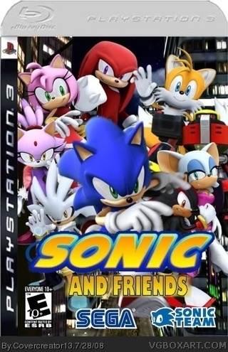 Sonic and Friends box art cover