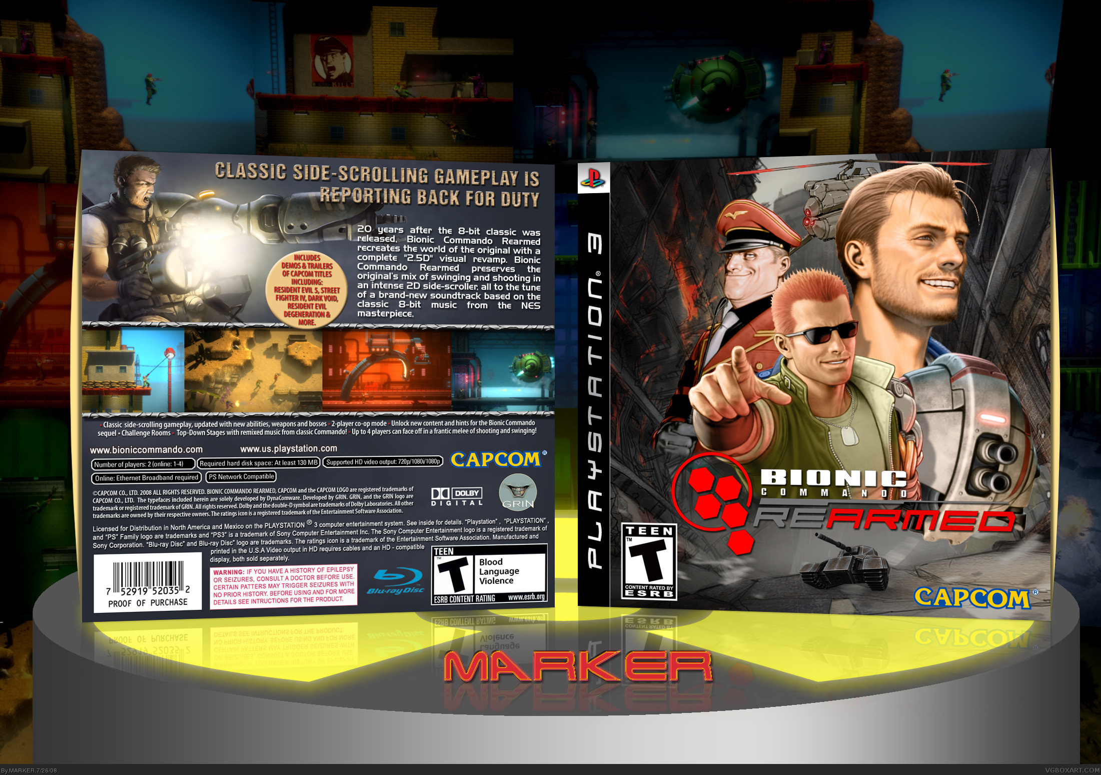 PlayStation 3 » Bionic Commando Rearmed Box Cover