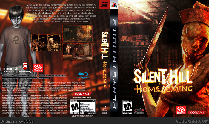Silent Hill Homecoming box art cover