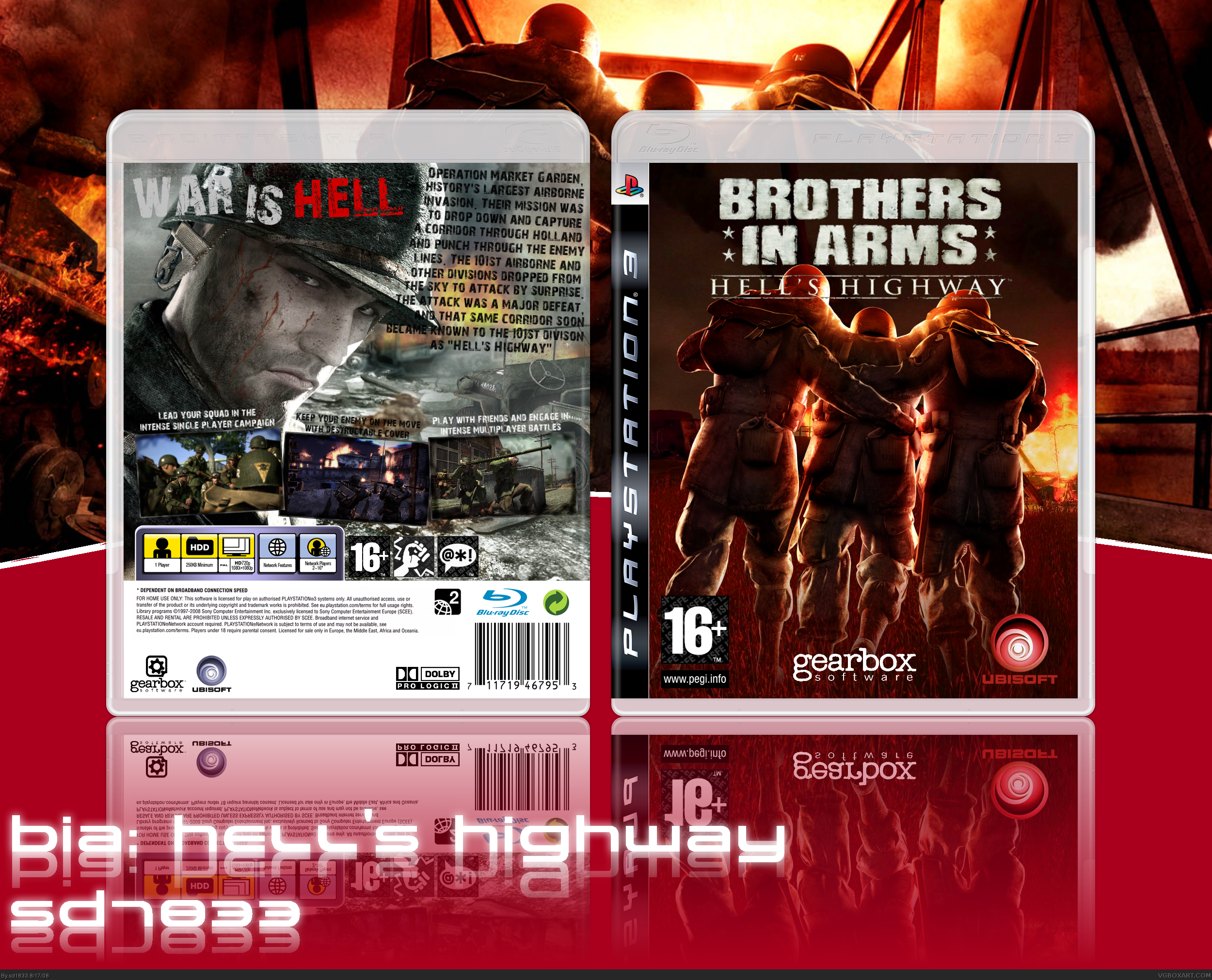 PlayStation 3 » Brothers In Arms: Hell's Highway Box Cover ? ?