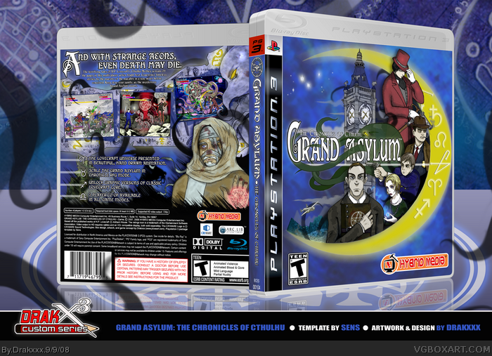 Grand Asylum: The Chronicles of Cthulhu box art cover
