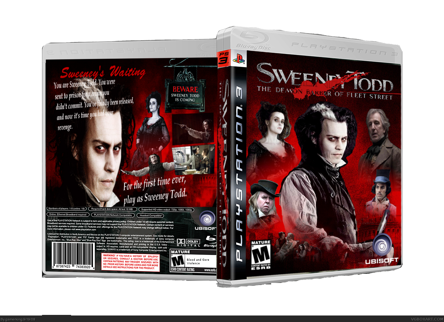 Sweeney Todd box cover