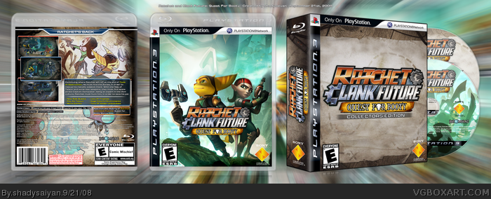 Ratchet and Clank Future: Quest for Booty box art cover