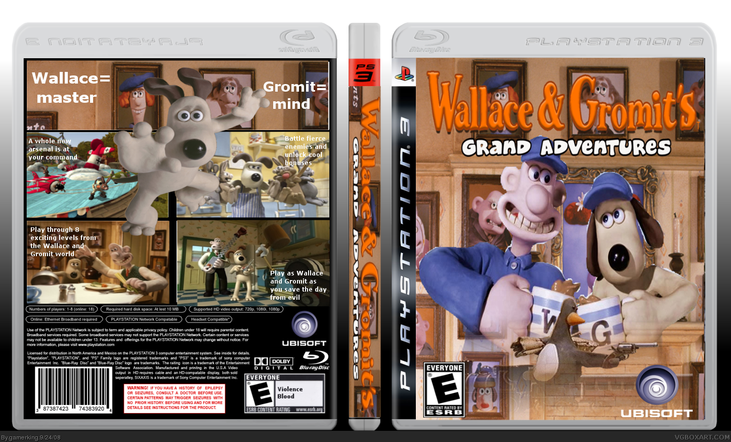 Wallace and Gromit's Grand Adventures box cover