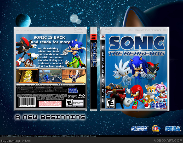 Sonic the Hedgehog (PS3, 360) by Fletcher Black