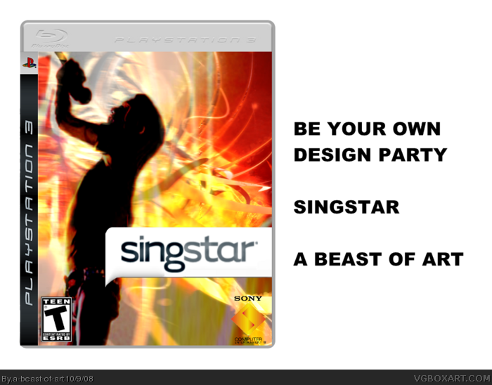 SingStar box art cover