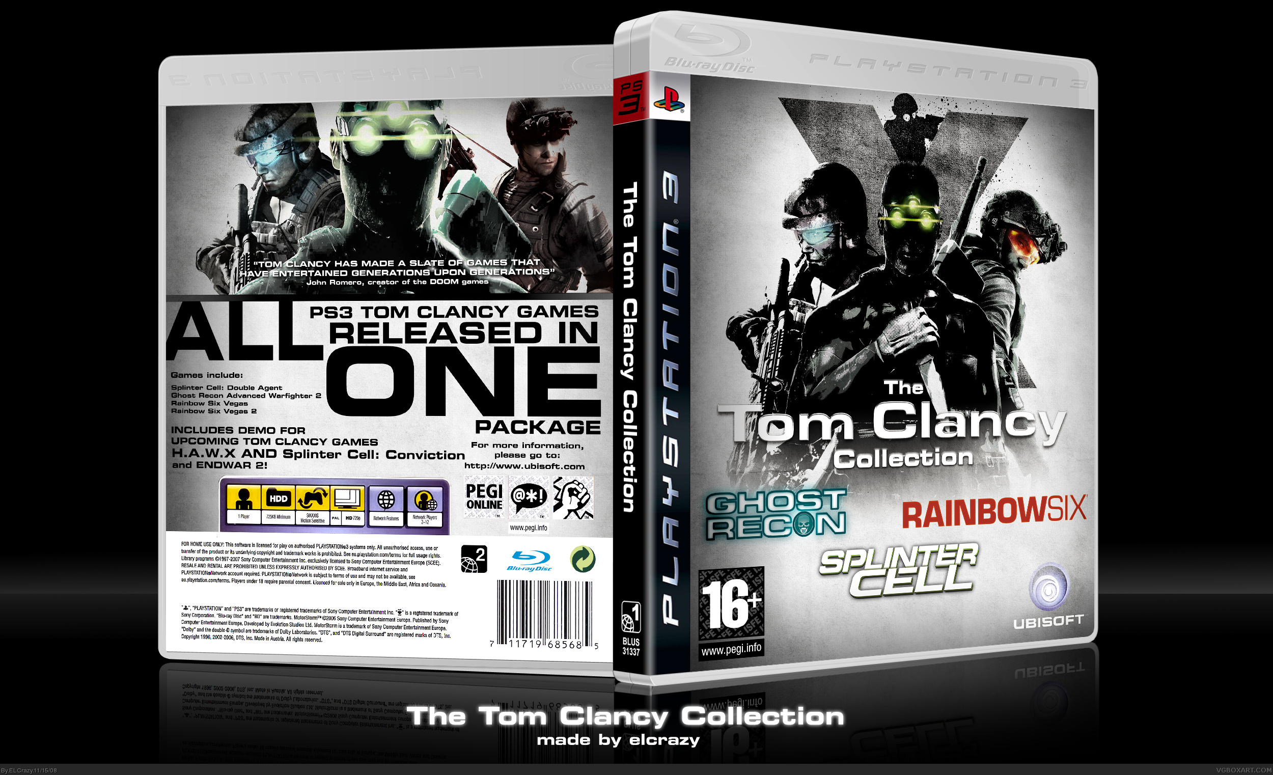 The Tom Clancy Collection box cover