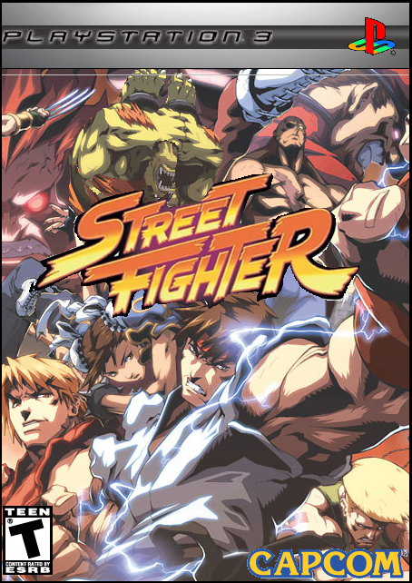 Street Fighter Playstation 3 Box Art Cover By Fullyloaded