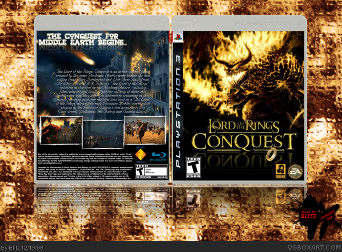 Lord Of The Rings: Conquest box art cover