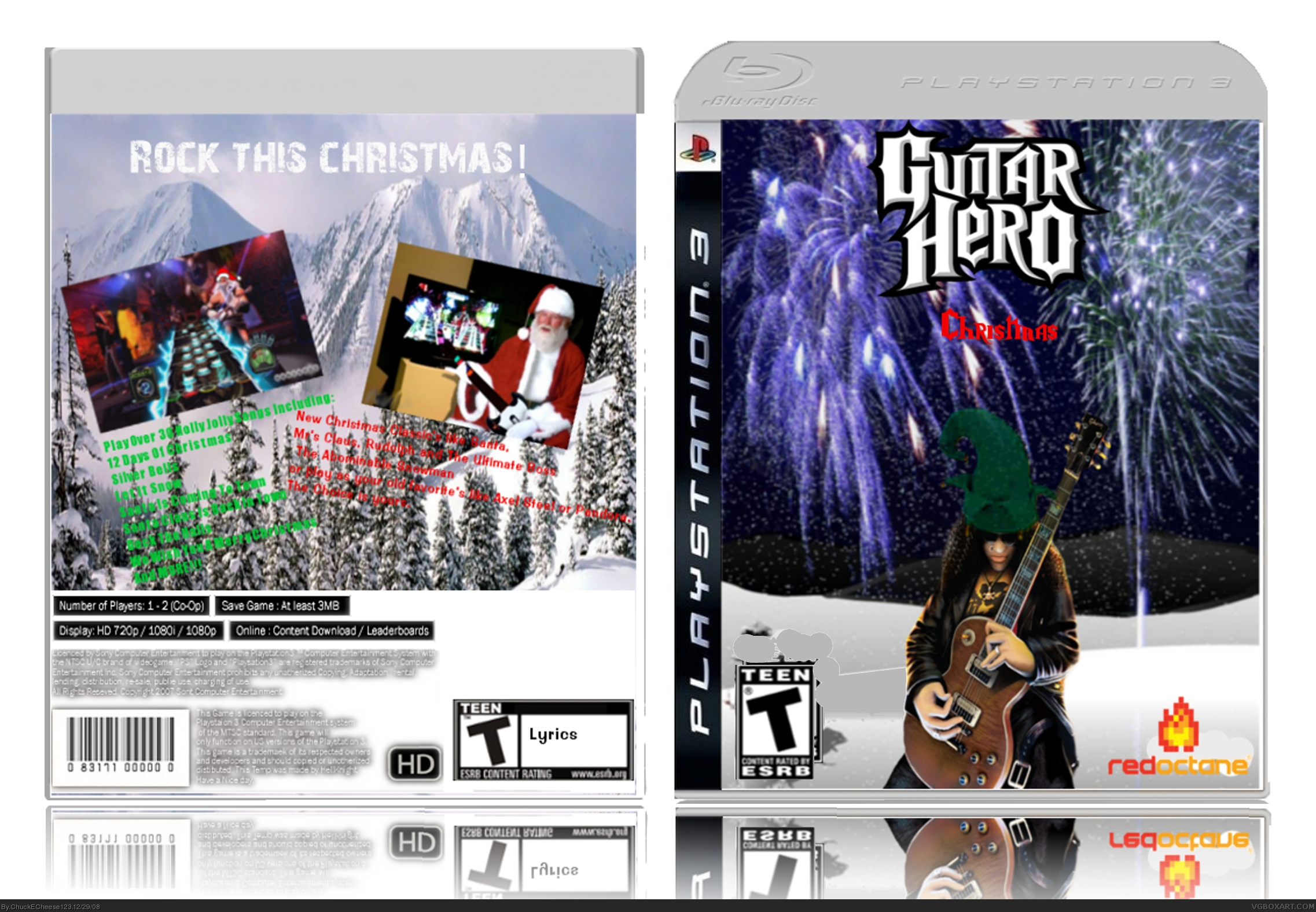 Guitar Hero: Christmas box cover