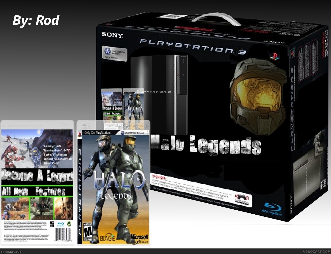 Halo: Legends (PS3 Bundle Box) box cover