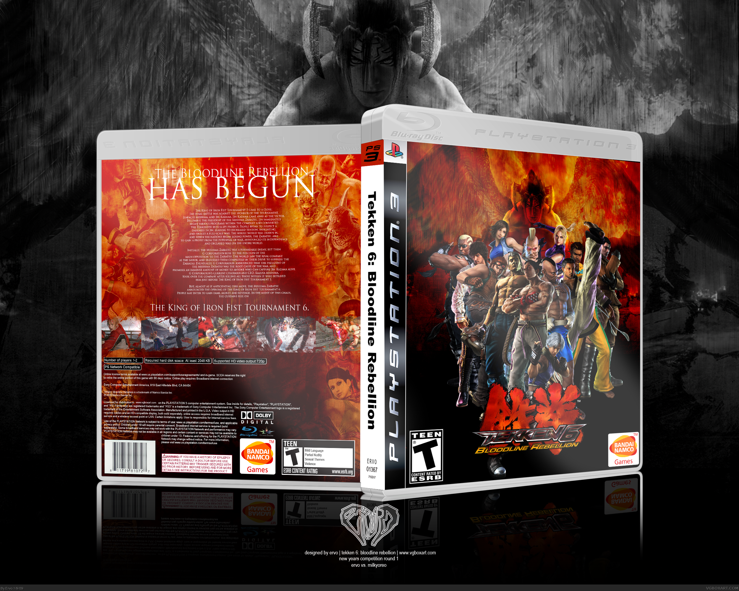Tekken 6: Bloodline Rebellion box cover