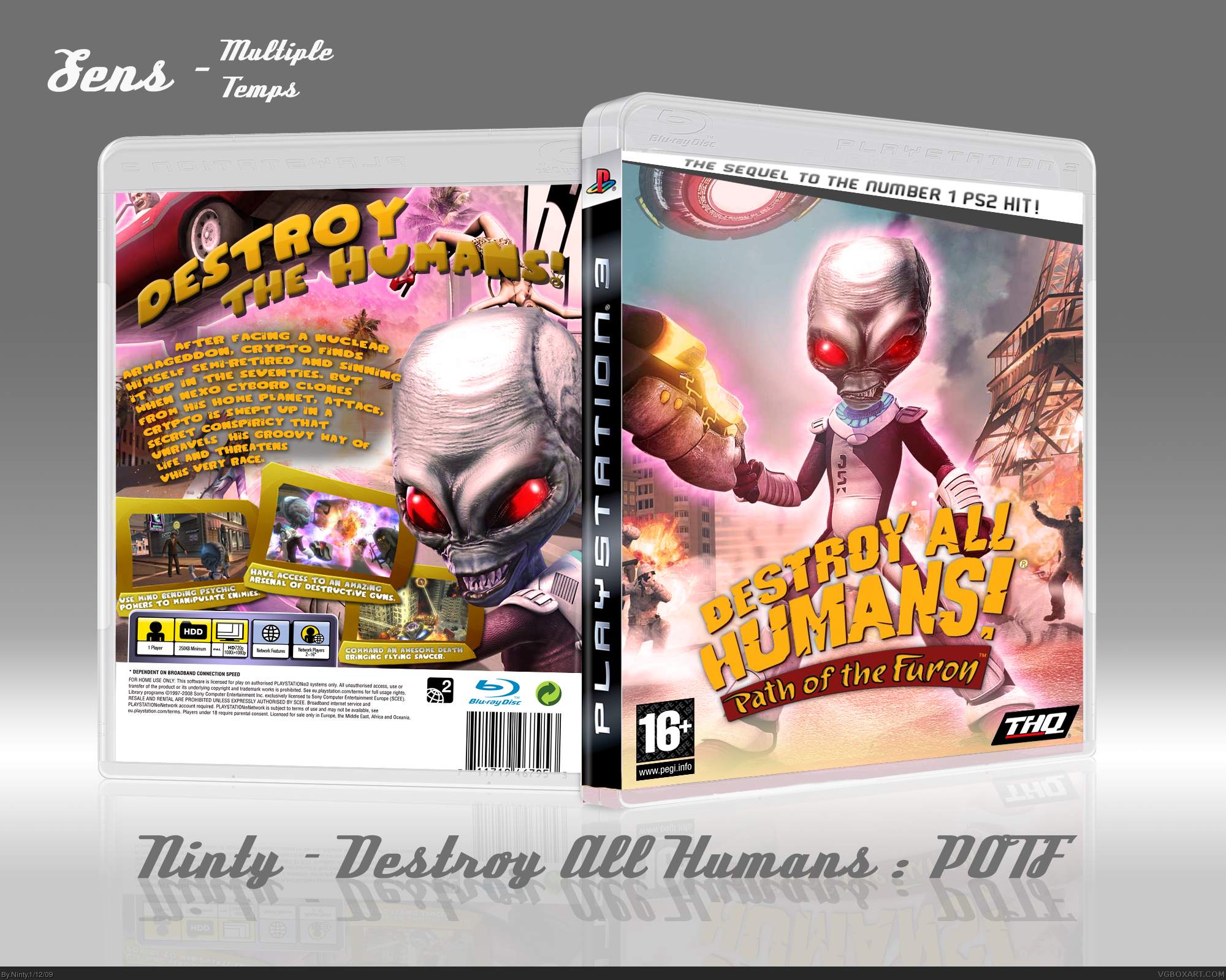 Destroy All Humans! Path of the Furon box cover