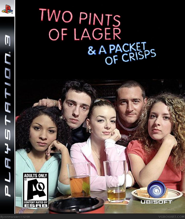 Two Pints Of Lager And A Packet Of Crisps box cover