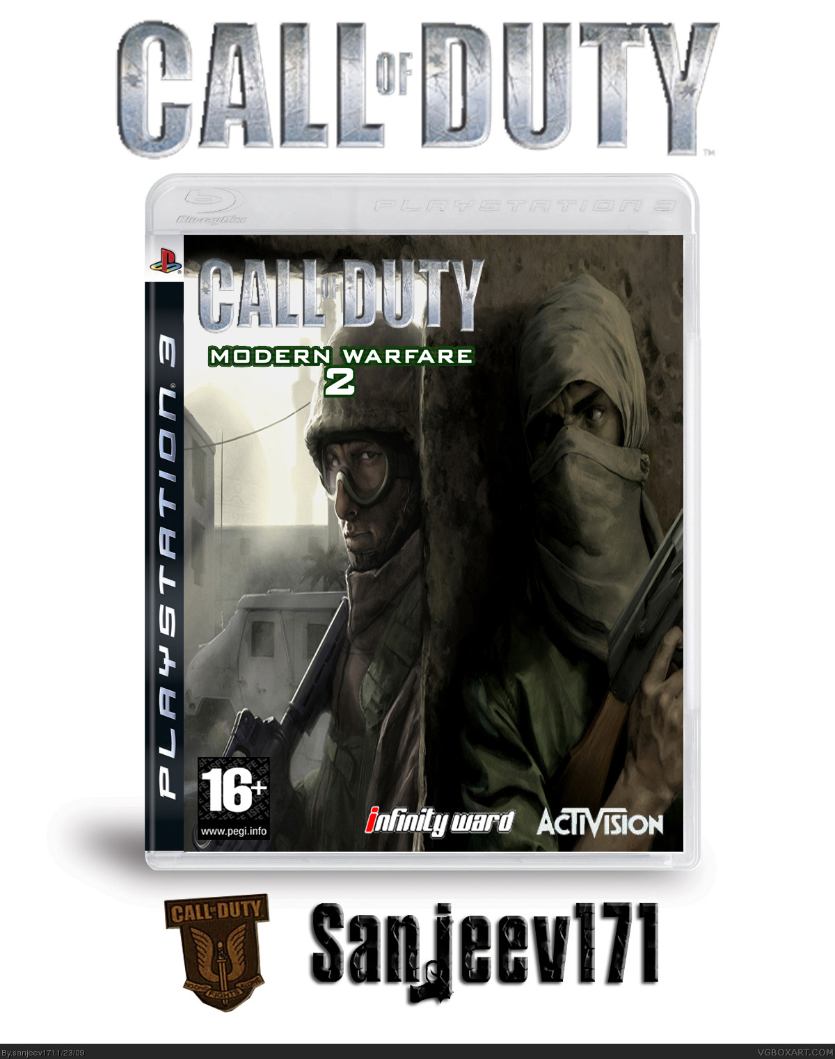Call Of Duty:Modern WarFare 2 box cover