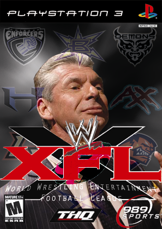 WWE presents XFL box cover