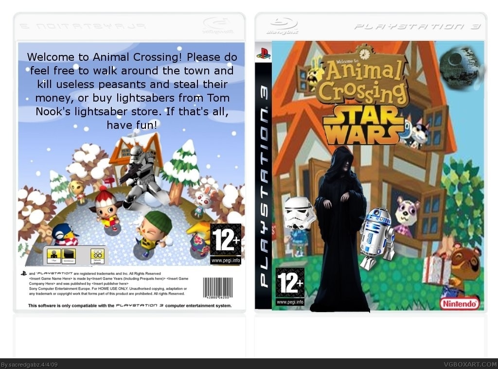 Animal Crossing: Star Wars box cover