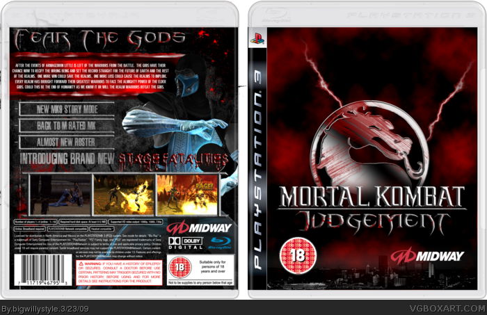 Mortal Kombat Judgement box art cover