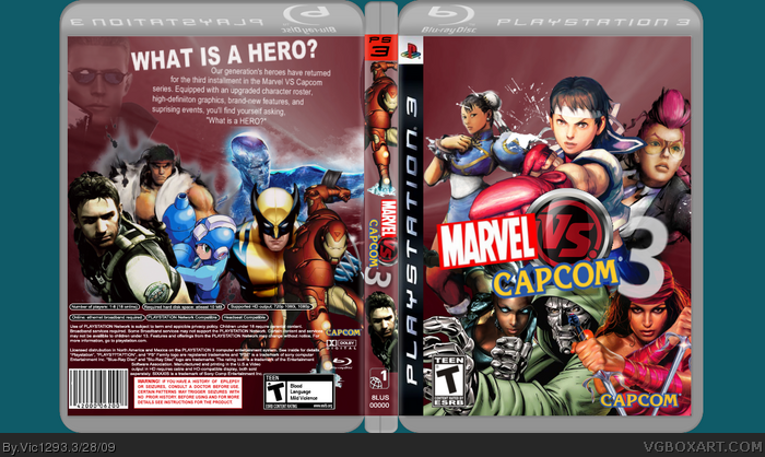 Marvel Vs. Capcom 3 box art cover